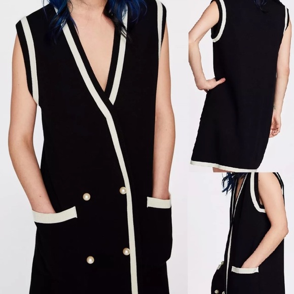 Sleeveless cardigan zara Clearance